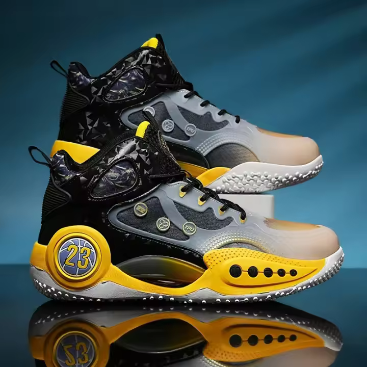 Zapatillas de deporte Unisex de alta calidad, transpirables, antideslizantes, absorbentes de golpes, zapatos de entrenamiento deportivos antideslizantes de goma para exteriores para niños - 1