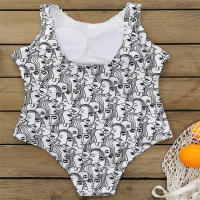 Arte corporal abstracto Traje de baño onesie transfronterizo de alta elasticidad europeo y americano - details 26
