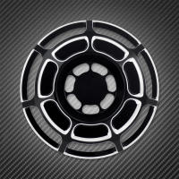 Motorcycle Front Black Speaker Grill Masks Horn Cover For Harley Sportster XL 1200 883 Iron Super Low Roadster Forty Eight 96-22 - details 2