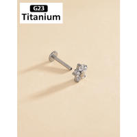 Piercing de titanio para la oreja, g23, labret tragus, anillos para labios, hilo interno, hélice, pendientes, aros para cartílago daith, 2 uds. - details 22