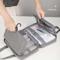 Bolsa de aseo colgante de viaje a prueba de agua, bolsa de almacenamiento de cosméticos, bolsa de lavado de belleza de baño - details 9