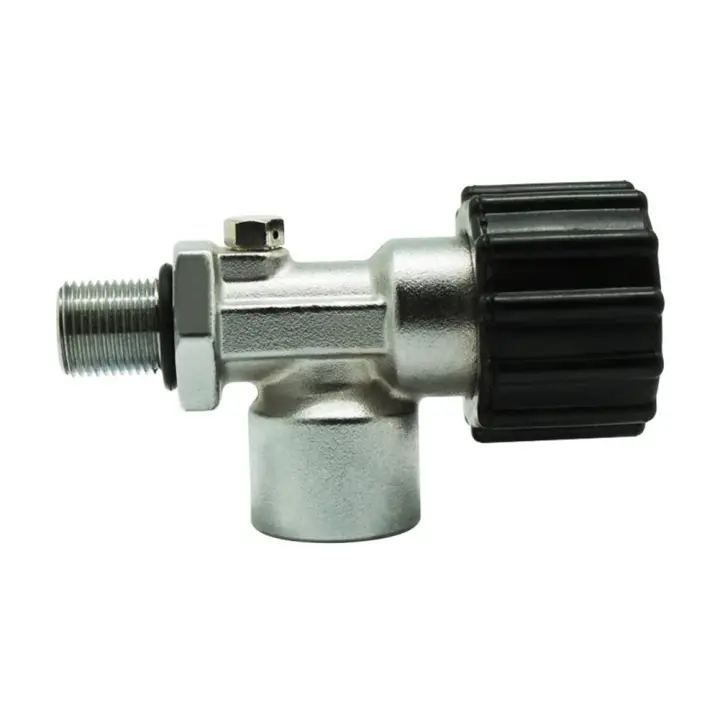 Válvula de buceo PCP M18X1.5 30Mpa Adaptador de recarga de estación de llenado de aire para cilindro de oxígeno de fibra de carbono, al aire libre - 1