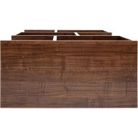 Estantería decorativa/estantes flotantes/Estantería de madera/Estantería con 4 estantes, oficina,modular, sala de estar, biblioteca - Display Shelf SRK-W3 - Marrón ceniza - details 19