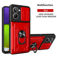 Funda con soporte magnético para OPPO Realme, carcasa con ranura para tarjeta, para modelos 10, 4G, 9, 8, 7 Pro, 8i, 9i, C35, C31, Reno 8, 8T, A17, A58, A57, A52, A72, A76 - details 10