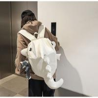 Mochila impermeable de tiburón a la moda, bolso informal de viaje para ordenador portátil con múltiples bolsillos, mochila escolar de nailon de gran capacidad para estudiantes universitarios y adolescentes - details 24