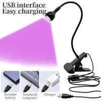 Secador de Uñas LED UV Portátil Mini Lámpara de Escritorio Flexible Herramienta de Manicura para Peluquería para Gel Polish Belleza - details 0