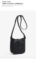 Bolso bandolera pequeño de cuero suave, bolso de hombro tipo cubo para mujer, novedad de primavera. - details 17