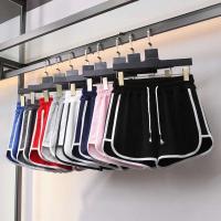 Deportes mujeres verano 2025 nuevo Color caramelo Anti vaciado pantalones cortos ajustados Casual señora cintura elástica Pantalones cortos de playa - details 1