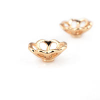 Tapas de Abalorios de Brasso Dorado 18K de Alta Calidad Accesorios de Joyería DIY para Collares y Pendientes - details 23