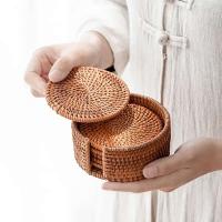 Juego de Posavasos de Té Kung Fu Villa Circular con Manteles de Mesa y Almohadillas - details 1