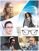 Gafas graduadas personalizadas Mya para hombres y mujeres, monturas minimalistas, lentes de alta claridad, astigmatismo miopía personalizable F081 - details 13