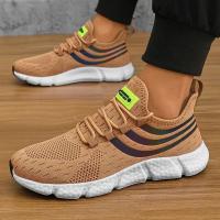 Zapatos de hombre, zapatillas clásicas transpirables para correr para hombre, zapatos de malla cómodos y ligeros para exteriores, zapatos para caminar sin cordones, Tenis Masculino - details 7