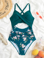 Bañador de una pieza con realce para mujer, traje de baño Sexy ahuecado, Monokini, ropa de playa para verano, 2024 - details 2