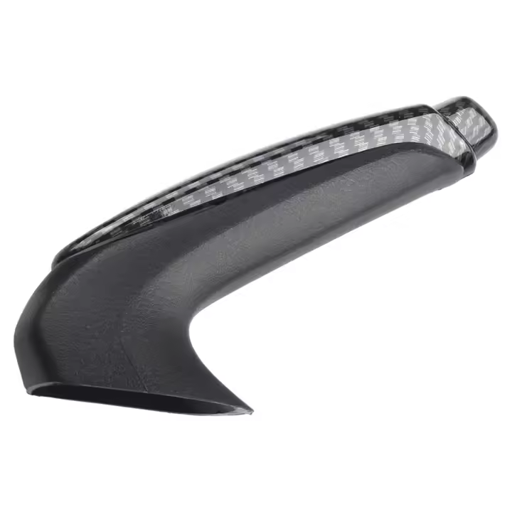 Cubierta embellecedora de freno de mano delantero de fibra de carbono, accesorios interiores para Honda Civic 2006, 2007, 2008, 2009, 2010, 2011 - 1