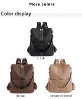 Mochila de diseño con remaches para mujer, bolso de hombro antirrobo multifuncional, mochilas escolares pequeñas para adolescentes, 2023 - details 3