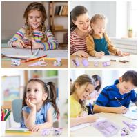 Pequeña grapadora compacta para estudiantes, bonitos suministros de oficina, juego de grapadora en miniatura, kits de grapadora portátiles para suministros de oficina - details 4
