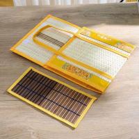 Cesta de bambú de mano de estilo Pastoral, cesta rectangular plegable para pícnic al aire libre, cesta tejida a mano con tapa, cesta de embalaje para regalos - details 6