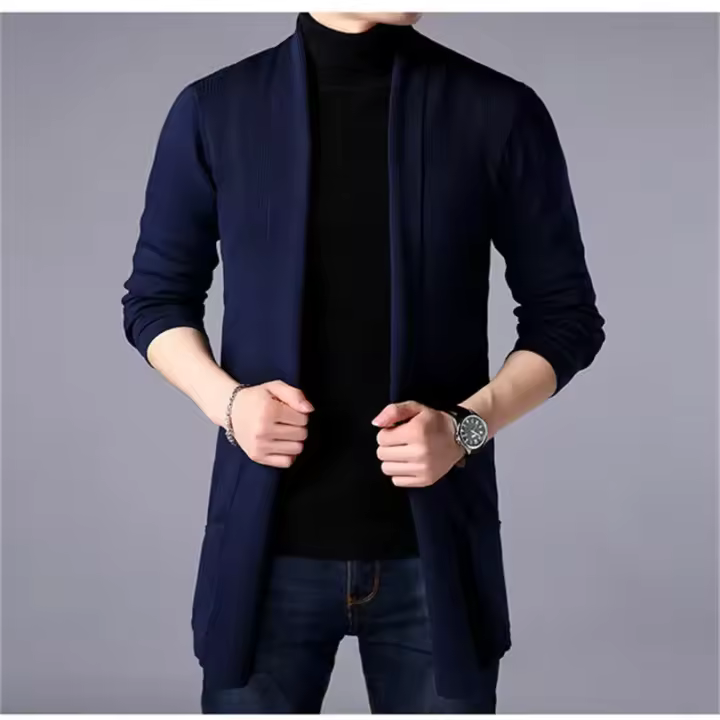 Suéteres, cárdigans, ropa deportiva informal para exteriores de otoño e invierno, chaquetas para hombre - 1