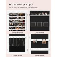 Espejo Colgante de Plástico Extraíble Cerradura 2 Organizadores de Maquillaje - details 3