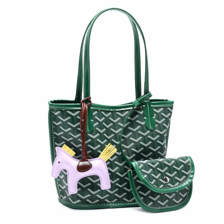 Bolso para mujer nuevo coreano Dongdaemun diente de perro cesta de repollo bolso de compras bolso de cubo portátil de moda - 1