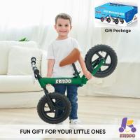 años, Edad 18 Meses a 5 años, Bicicleta de Empuje de 12 Pulgadas con Placa Individual (3 juegos de pegatinas incluidas), Bicicleta de regalo para 2-3 niños y niñas - details 3