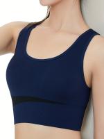Sujetadores Deportivos de colores, Cómodos Y Transpirables Para Correr Y Hacer Ejercicio, Sujetador Push Up, 4 piezas - details 1