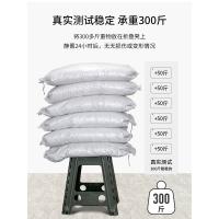 Taburete plegable de plástico brillante para el hogar, taburete pequeño portátil para exteriores, banco pequeño grueso para niños y adultos - details 1