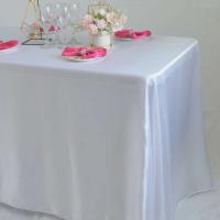 Mantel de satén para boda, fiesta, ración, ducha, Navidad, restaurante, banquete, mantel (rojo) - details 10
