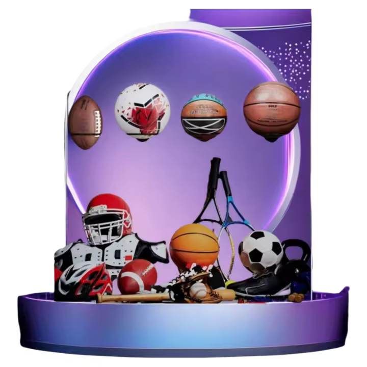 Estante De Exposición Para Baloncesto Voleibol Fútbol Soporte De Pared Para Deportes Almacenamiento Organizador De Bolas - 1