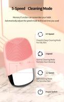 Cepillo eléctrico de silicona, limpiador Facial sónico, Motor de limpieza ultrasónica, herramienta de masaje de limpieza Facial inteligente - details 6