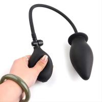 Embalaje privado SEX Masajeador de silicona extensible para hombres y mujeres, juguetes sexuales con enchufe Iatable, consolador Anal para patio trasero - details 5
