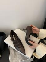 Zapatos Mary Jane Retro Punta de Cabeza Afilada, Depósito Bajo, Estilo Stiletto Versátil para Mujeres - details 6