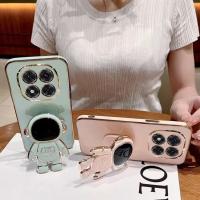 Funda de silicona linda Para Xiaomi Redmi Note 14 Pro Plus 5G, cubierta protectora con el astronauta de pie - details 0