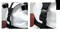 Gran oferta, bolsa de viaje multifuncional personalizada para deportes, Yoga, gimnasio, color blanco y negro de gran capacidad, con correas resistentes - details 7