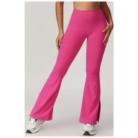 Pantalones acampanados de cintura alta para mujer, pantalones acampanados elásticos para gimnasio, ropa deportiva, botas cortas, mallas de Yoga - details 7