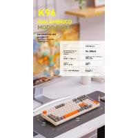 K95 Bluetooth inalámbrico modo dual Teclado mecánico personalizado 980 PC Gaming Hot Swap Teclado mecánico - details 0