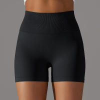 Hamidou pantalones cortos de Yoga para mujer, Shorts de Fitness para correr, ciclismo, transpirables, cintura alta, entrenamiento, gimnasio, Verano - details 6