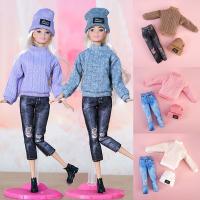Juego de accesorios de muñeca de juguete para niños, Ropa para Niñas, pantalones, ropa informal, sombreros, suéteres, 29 ~ 32cm, accesorios de ropa para muñecas, 1 Juego - details 3