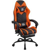 Silla Gaming Silla de Oficina Silla Giratoria Silla de Ordenador Silla de Tareas Silla de Escritorio Silla Ergonómica Silla de Carreras Silla de Cuero Silla PC Gaming (Rojo, con reposapiés) - details 10