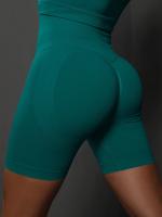 Pantalones cortos de Yoga para mujer, pantalones cortos deportivos sin costuras para gimnasio, pantalones cortos de entrenamiento de cintura alta con realce, pantalones cortos deportivos para Fitness, pantalones cortos de ciclismo - details 55