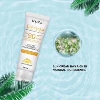 Protector solar corporal, crema solar blanqueadora, bloqueador solar femenino, control de aceite protector, crema 90 Max, piel antienvejecimiento, SPF hidratante - details 2