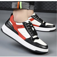 Zapatos casuales de moda de cuero nuevos, zapatillas de hombre con plataforma blanca - details 21