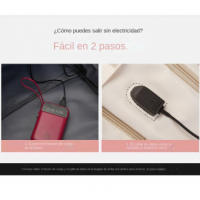 Mochila de viaje impermeable para armario de avión con compartimento para zapatos transpirable y espacioso - details 4