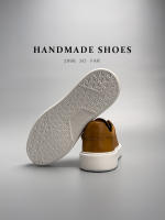 Zapatos de tablero viejos retro de cuero versátil de alta gama deportes maduros zapatos de hombre hechos a mano - details 17