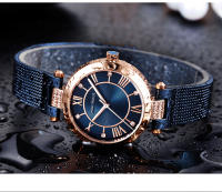 Reloj de cuarzo MINI FOCUS para mujer con esfera de diamantes, movimiento japonés, reloj delgado resistente al agua, pulsera de malla de acero inoxidable - details 15