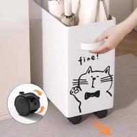 Cesta de almacenamiento para carrito de escritorio, tela Oxford, ahorro de espacio, cesta de ropa sucia plegable desmontable con ruedas a prueba de humedad - details 3