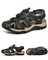 Sandalias de verano para hombre, nuevas sandalias de cuero genuino, zapatos de cuero transpirables para hombre, sandalias de playa, sandalias suaves de marca para exteriores para hombre, sandalias romanas - details 25