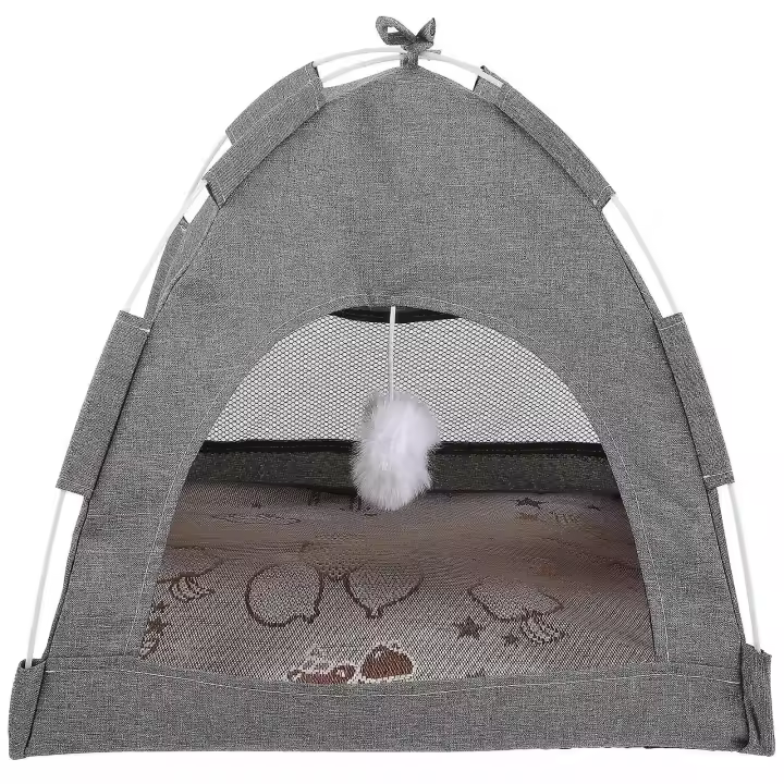 Casa para gatos, casa para perros, tienda para mascotas transpirable de verano, casa para mascotas, tienda interior para cachorros y perros - 1