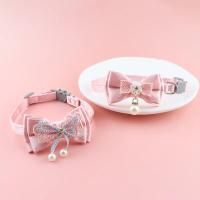 Collar para mascotas, lazo de encaje rosa, cuentas colgantes, gargantilla para gatos, campana, suministros para perros y gatos, accesorios para mascotas, productos para perros y gatos - details 1