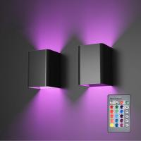 Lámpara de pared LED Telecontrol, lámpara de pared interior moderna de 3W, luces coloridas de montaje en pared para sala de estar, pasillo y dormitorio - details 0